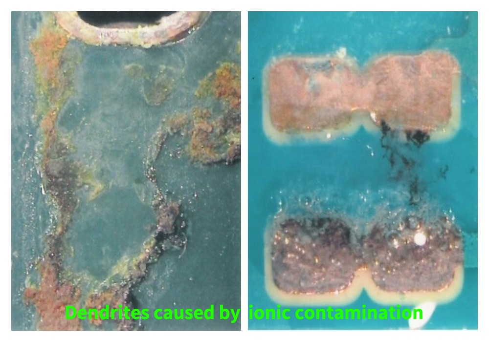 Дендрити узроковани ионском контаминацијом