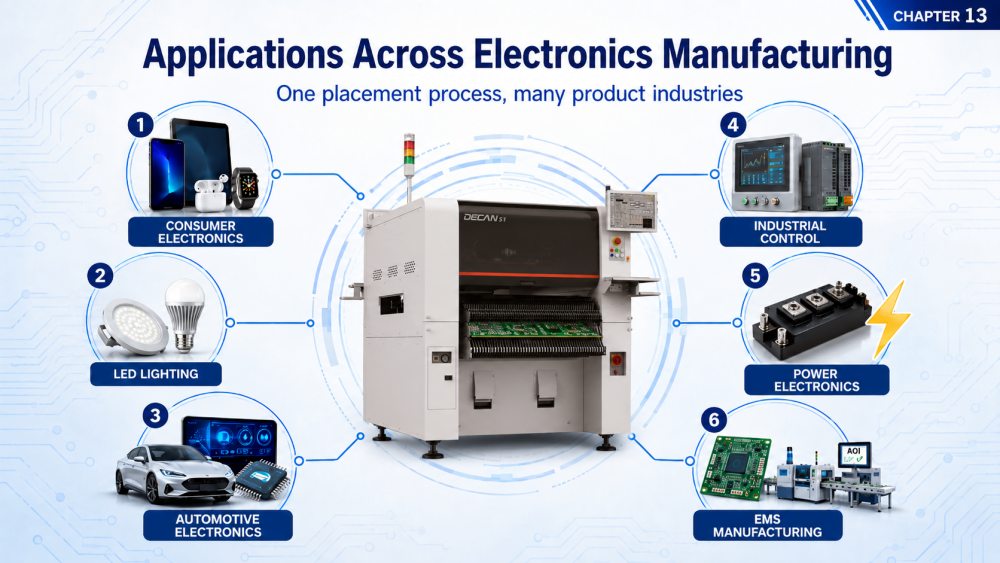 Application across electronics manufactturing Примена у производњи електронике