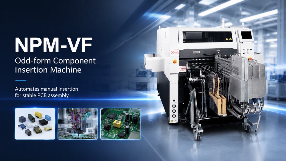 Odd-form Component Insertion Machine NPM-VF Машина за уметање компоненти непарног облика НПМ-ВФ