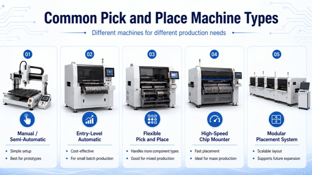 pick and place machine types бирајте и постављајте типове машина