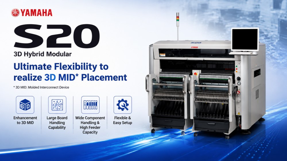 Yamaha S20 pick and place machine Иамаха С20 машина за бирање и постављање