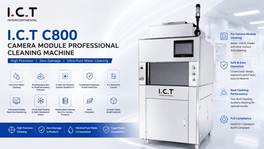 Camera Module Cleaning Machine I.C.T-C800 Машина за чишћење модула камере ИЦТ-Ц800