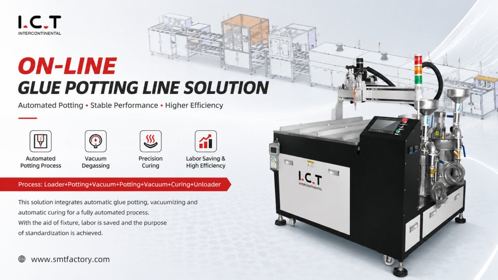 Glue Potting Line Solution Решење за лепак