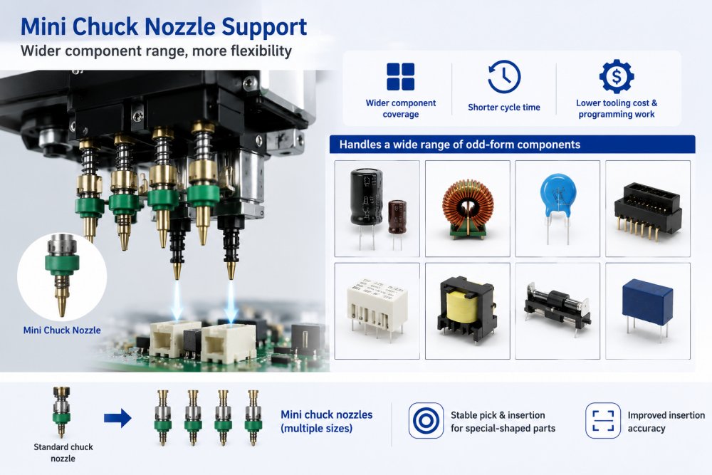 Mini Chuck Nozzle Support Подршка за мини стезну млазницу