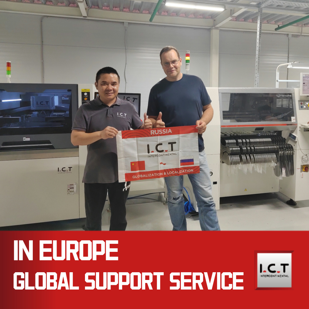 ИЦТ | СМТ штампач за лемну пасту за екран потпуно аутоматска машина за ЛЕД