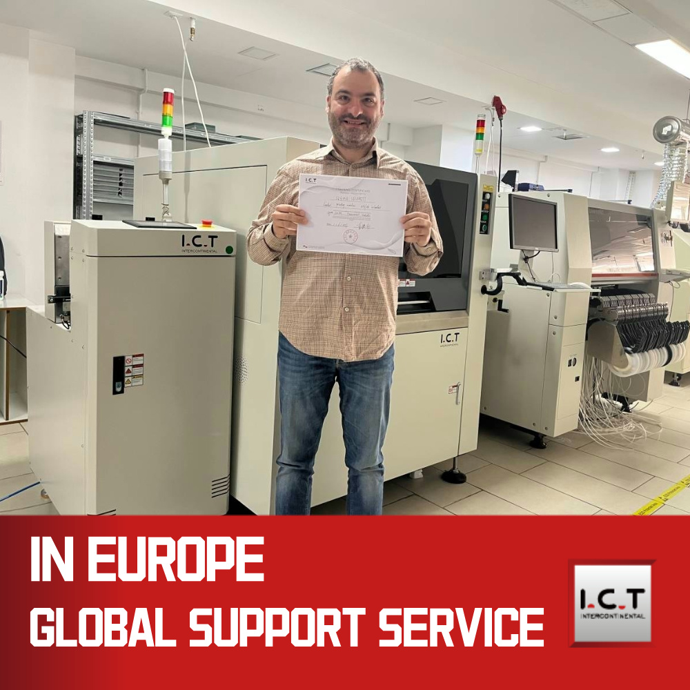 ИЦТ | 1200мм лед ПЦБ потпуно аутоматска машина за штампање пасте за лемљење