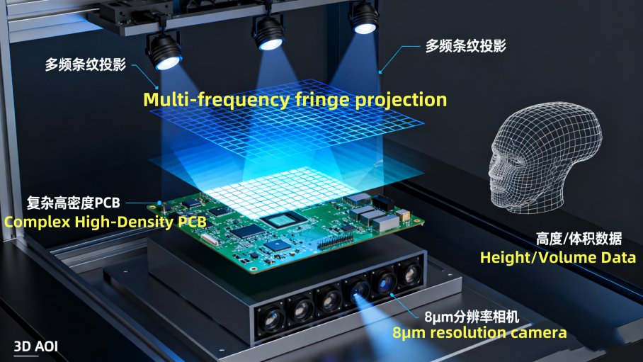 Шематски дијаграм 3Д структурираног светла