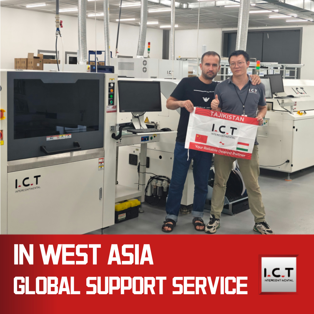 ИЦТ | Потпуно Смт Лемна паста Лед Лигхт Аутоматска машина за штампање за лемљење штампача