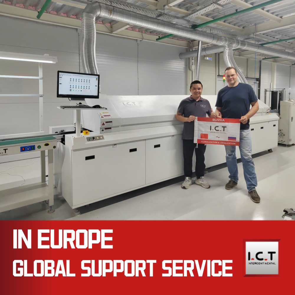 ИЦТ | Врхунски транспортер 6 Рефлов машина за рерну