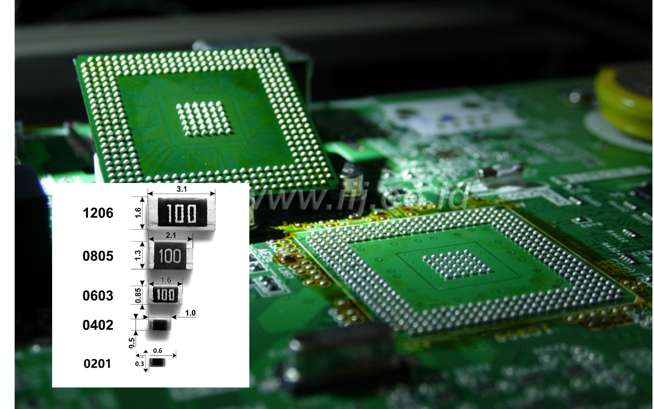 6.1. Компоненте финог нагиба (01005, 0201, 0,3 мм БГА, итд.)