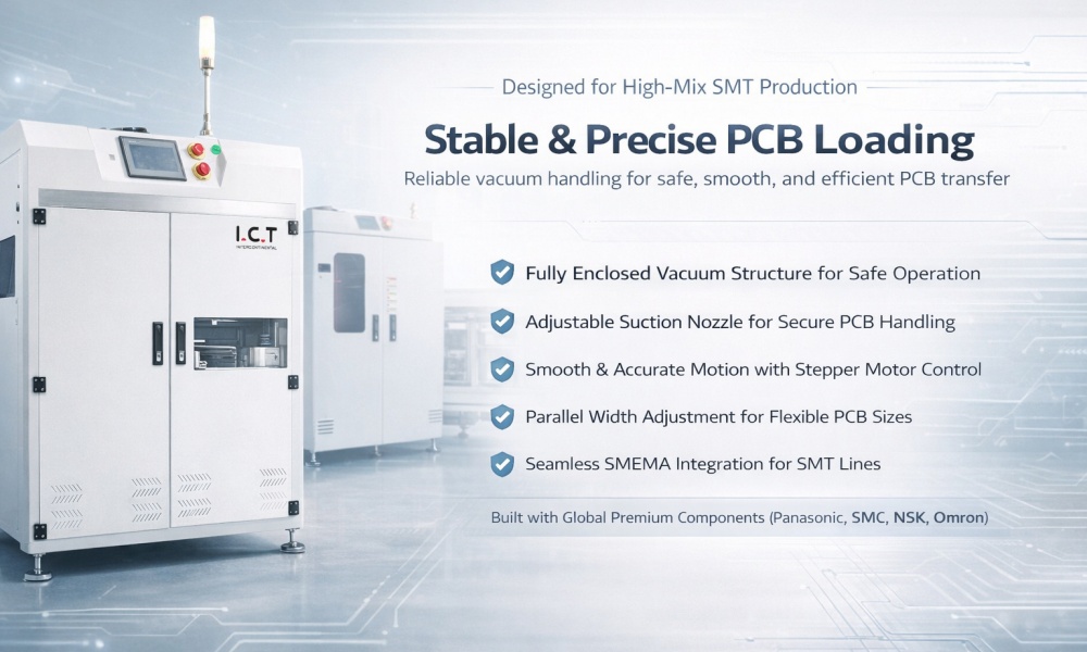 ИЦТ ПЦБ Магазине Вацуум Суцтион Лоадер