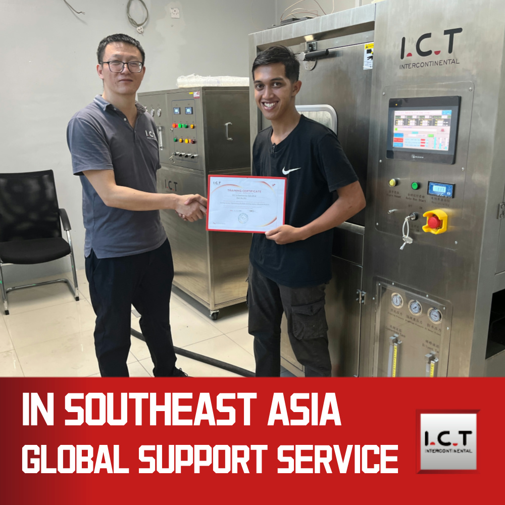 ИЦТ пнеуматска матрица за чишћење ПЦБА машина за електронско штампање аутоматски усисивач