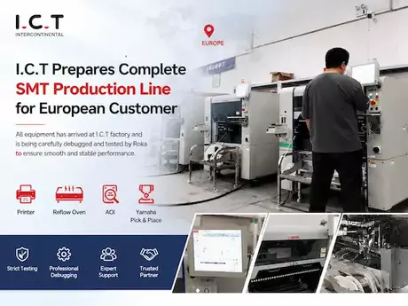 I.C.T Prepares Complete SMT Production Line for European Customer 600 450.webp
